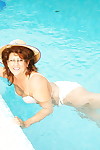 This big housewife gets naughty at the pool - part 2701