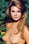 Vintage Playboy models reveal their gorgeous natural knockers and pose