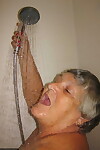 Grandma Libby and her lesbian lover wash each other during a shower